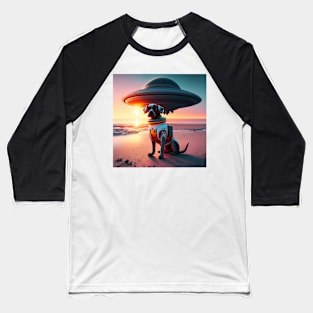 Space Dog #8 Baseball T-Shirt